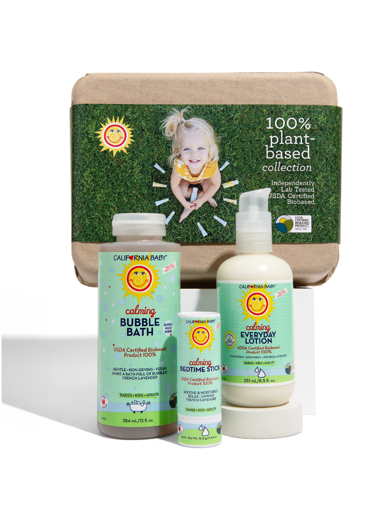 California Baby Calming bath and skincare gift set