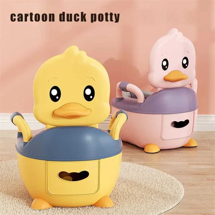 Duck-Shaped Toddler Potty — Pink or Yellow