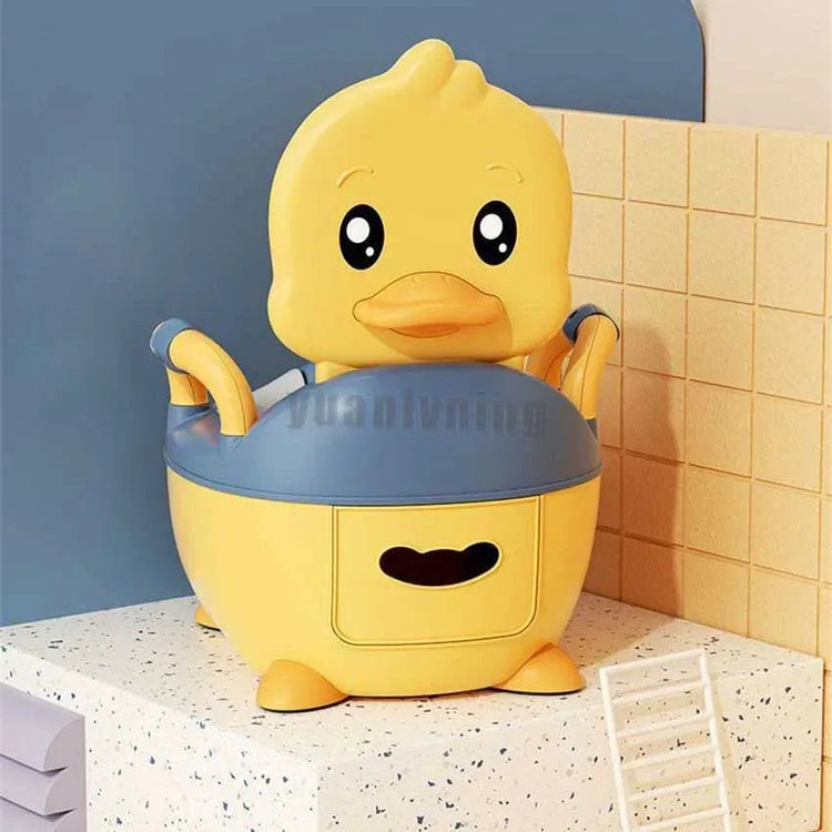 Duck-Shaped Toddler Potty — Pink or Yellow