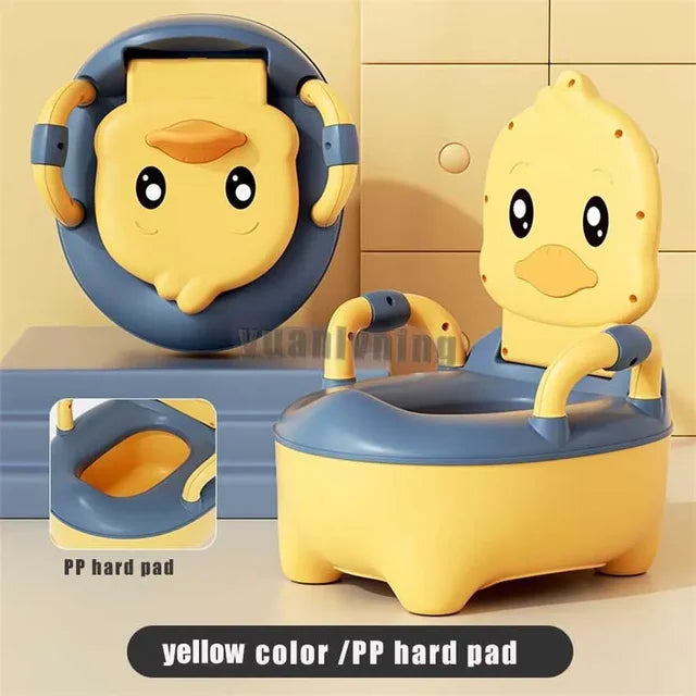 Duck-Shaped Toddler Potty — Pink or Yellow