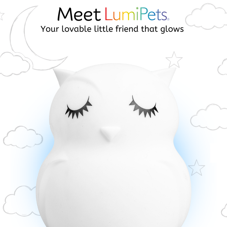 LumiPets® Owen the Owl- Children's Touch Night Light Junior