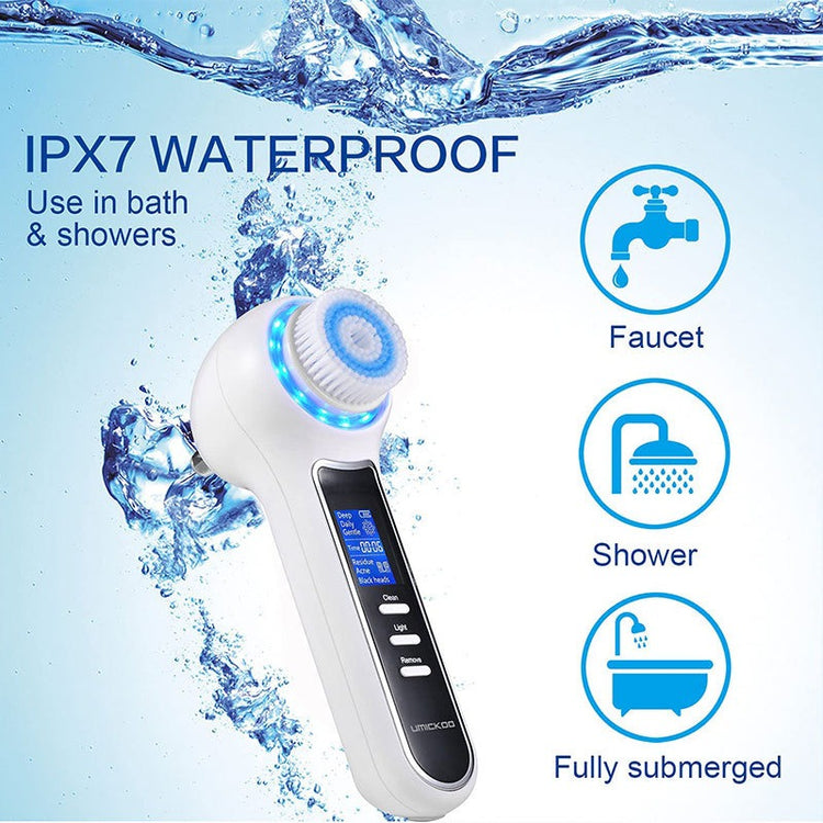 3-in-1 Electric Facial Cleansing Brush Set