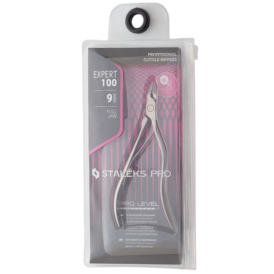 STALEKS PRO EXPERT 100 PROFESSIONAL CUTICLE NIPPERS 9 MM NE-100-9 - STALEKS™
