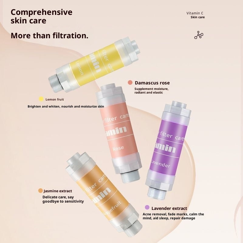 Fragrance Shower Filter Rod — Filter & Showerhead Options