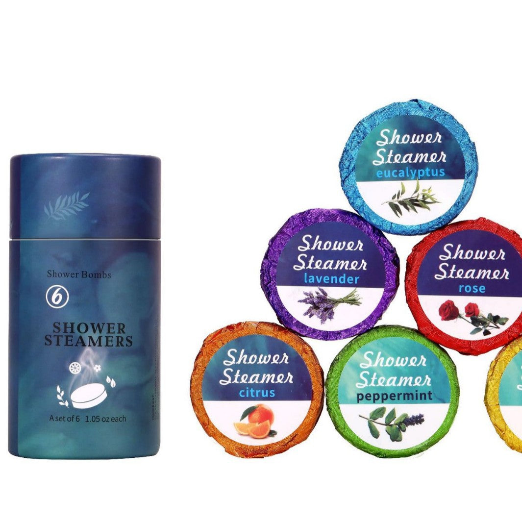 6-Piece Shower Steamer Set — Assorted Scents