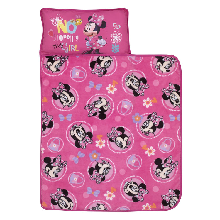 Minnie Mouse Helping Heart Toddler Preschool Nap Mat, Pink