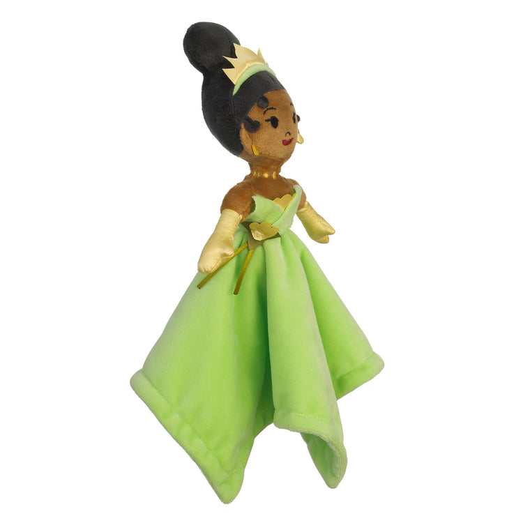 NoJo Disney Tiana Green and Yellow Super Soft Security Baby Blanket