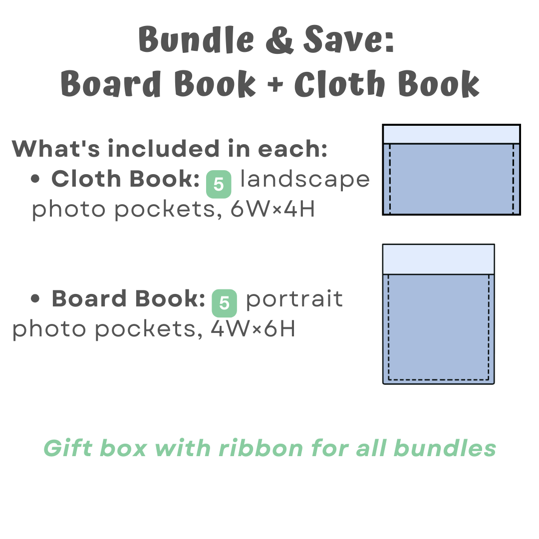 PEEK-A-PHOTO Interactive Photo Book Bundle — 3 Books