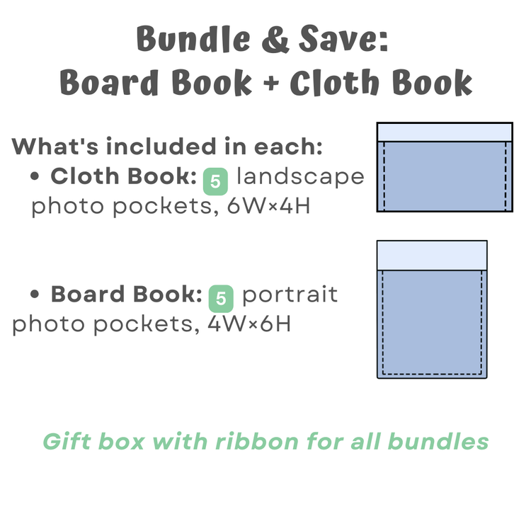 PEEK-A-PHOTO Interactive Photo Book Bundle — 3 Books