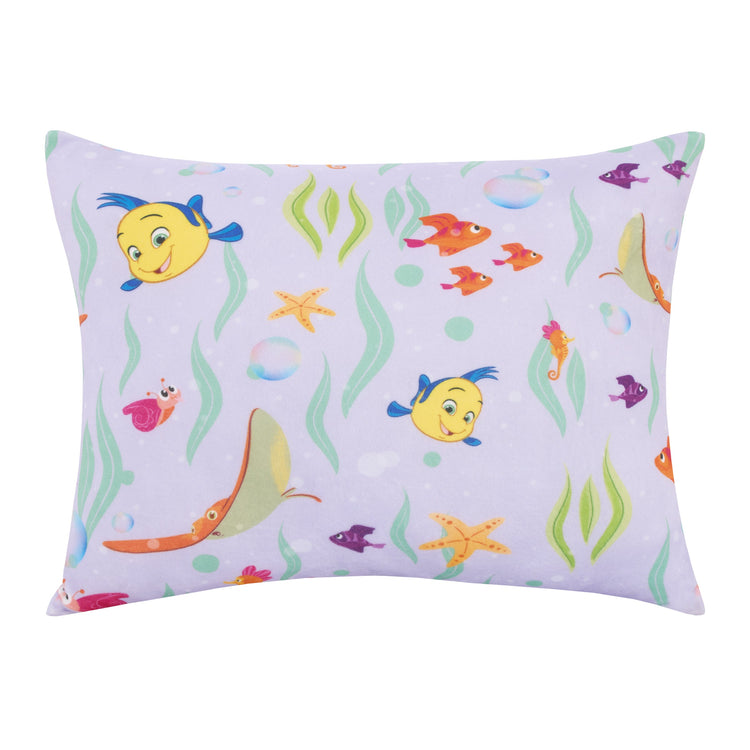 Disney Jr. Ariel Squishy Toddler Pillow, Purple, Toddler Girl, Rectangle