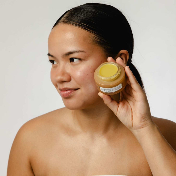 Cleansing Face Balm with Oat Oil + Vitamin E
