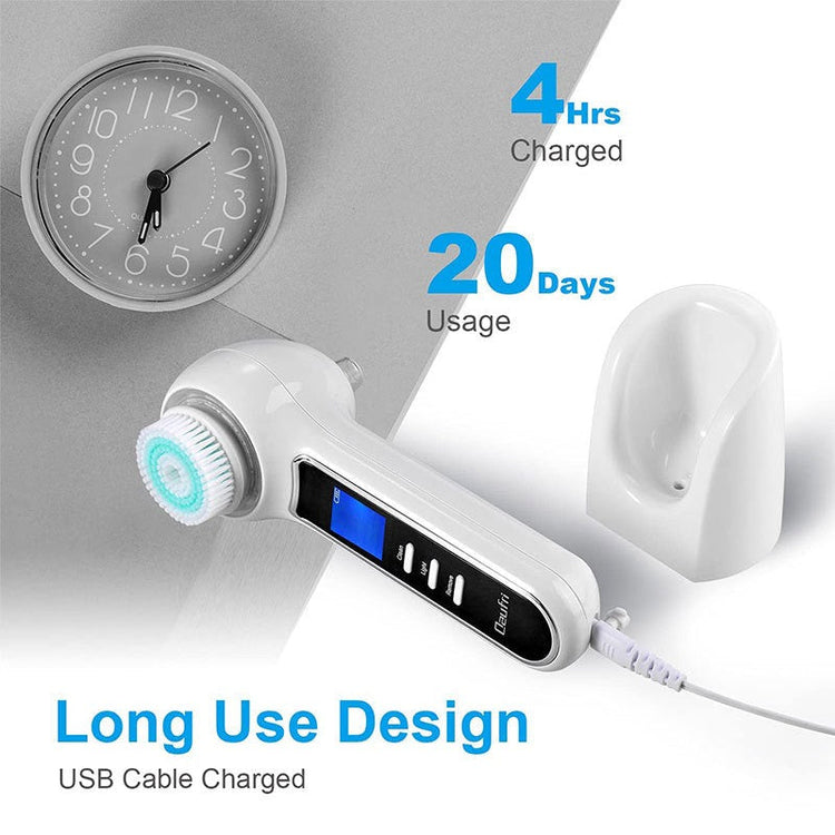 3-in-1 Electric Facial Cleansing Brush Set