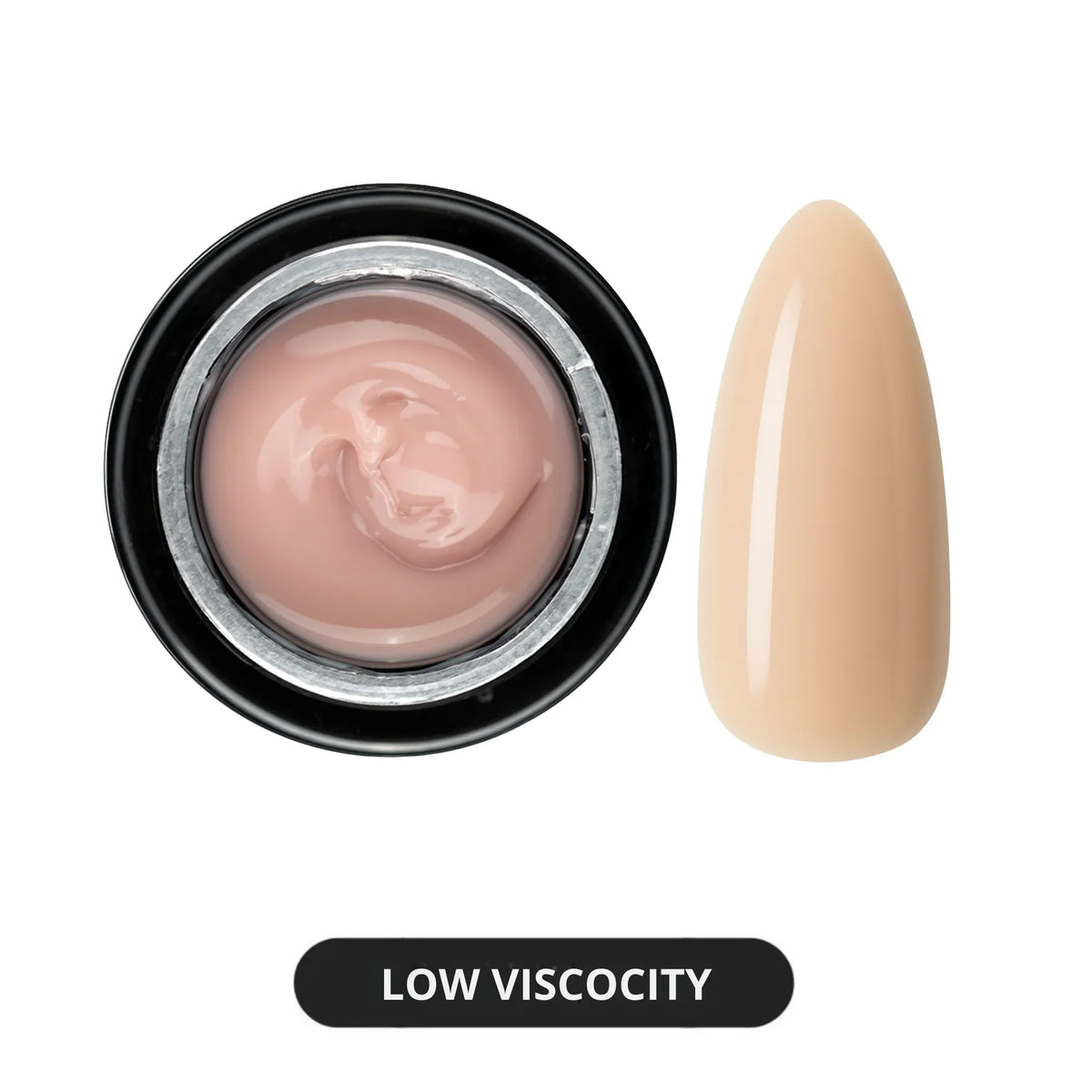 Pink Mask - Builder Gel Clear Latte, 15ml and 30g