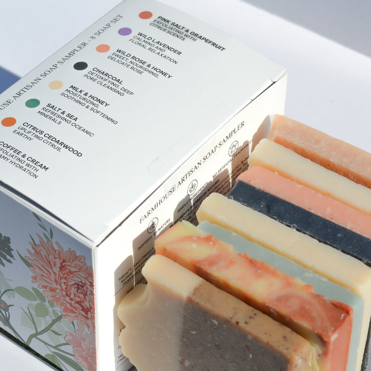 Farmhouse Artisan Goat Milk & Tallow Soap Sampler