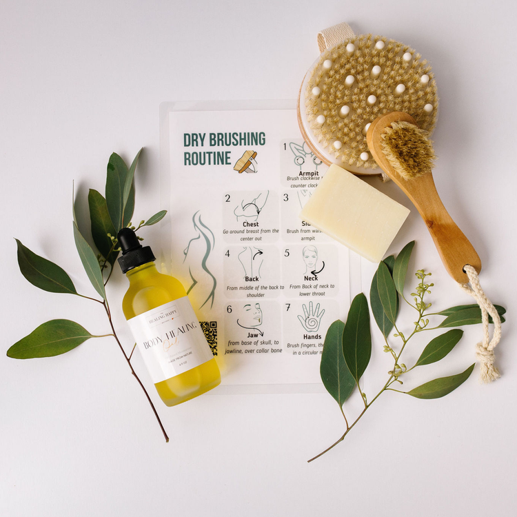 Dry Brush Skin Care Kit + Body Oil
