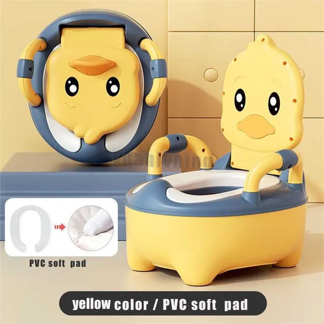 Duck-Shaped Toddler Potty — Pink or Yellow