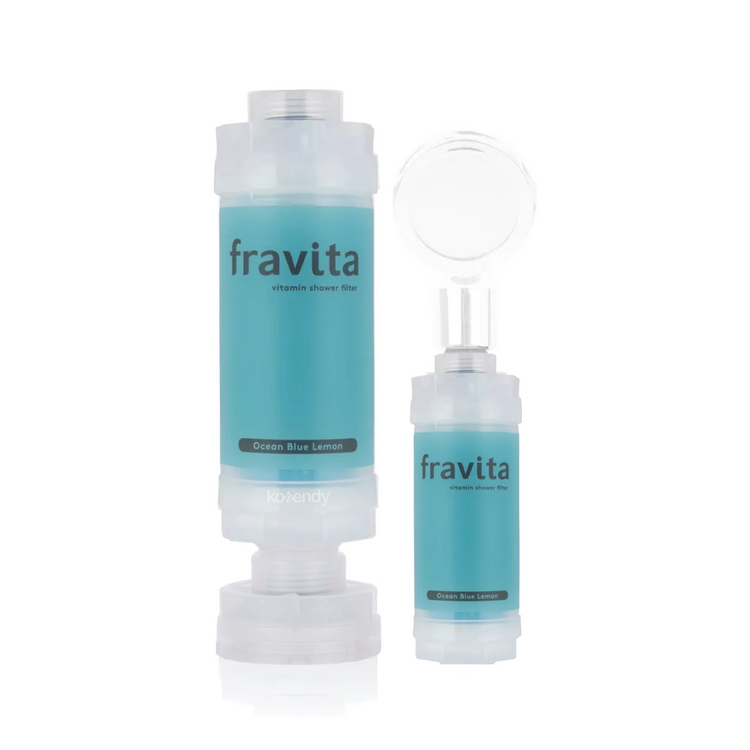 Fravita Shower Filter Ocean Blue Lemon Chlorine & Rust Filter 160g