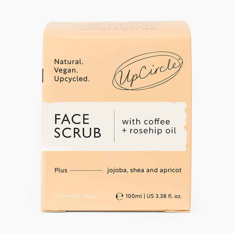 Face Scrub with Coffee + Rosehip Oil