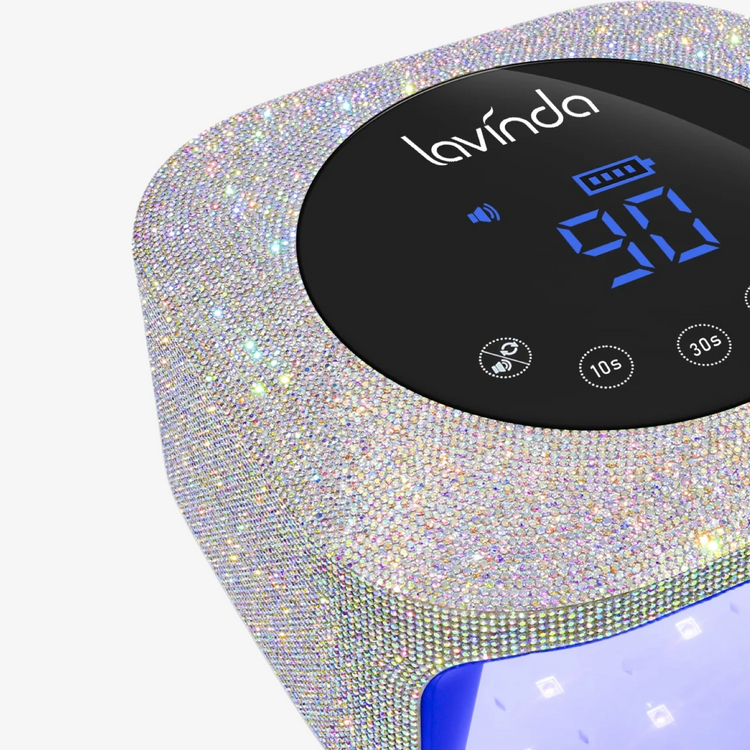 Crown™ Bling Nail Lamp - Crystal Diamond - 54W Rechargeable UV/LED