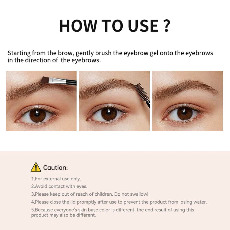 Long-lasting Eyebrow Enhancers Makeup 6 Colors Waterproof 3D Natural Eye Brow Pomade Eyebrow Gel With Brush Professional Makeup