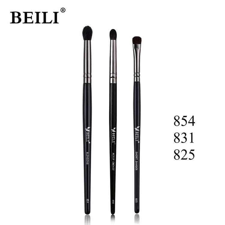3pcs Makeup Brush Set,Blade eyeliner brush fine oblique head eyebrow brush outline eyeliner ultra-thin eye shadow brush makeup b