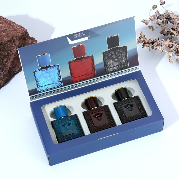 2025new 30ML*3 Perfume Luxury Gift Set Woman Fresh Cologne Woody Eau De Toilette Parfume Floral Scent Lasting Pheromone