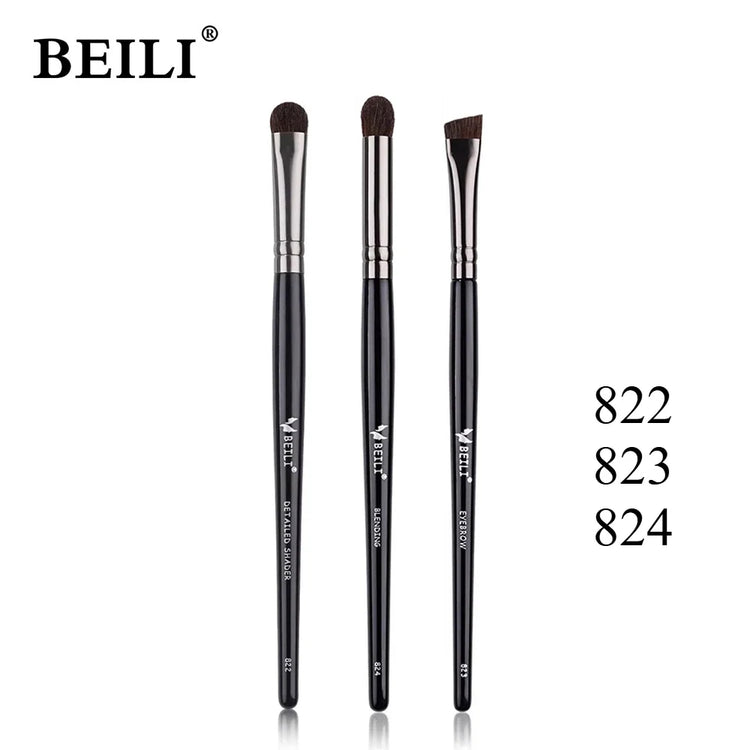 3pcs Makeup Brush Set,Blade eyeliner brush fine oblique head eyebrow brush outline eyeliner ultra-thin eye shadow brush makeup b