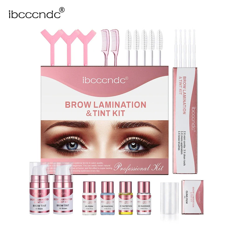 Semi-permanent Brow or Lash Lift and Tint Kit Professional Brow Lamination Eyelash Lifting Perming Lashes Dye Eyes Makeup