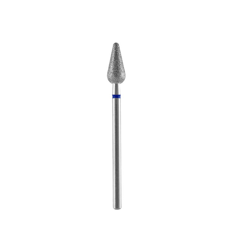 STALEKS Diamond Nail Drill Bit Rounded Pear Blue FA101B050/12