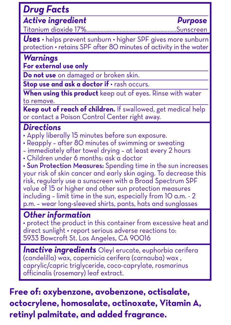 (No Fragrance) Super Sensitive™ Broad Spectrum SPF 30+ Sunscreen Stick