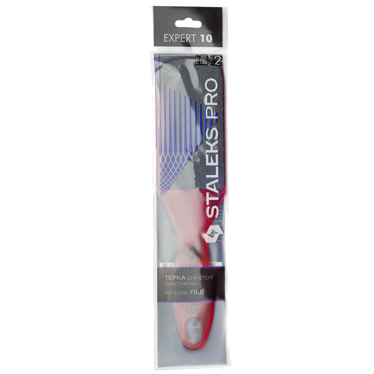 STALEKS Pro Expert 10/2 Pedicure File, 80/120 Grit