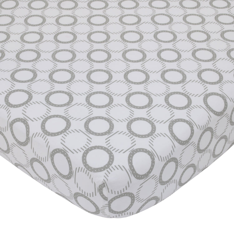 NoJo The Dreamer Pink and Grey Elephant 8 Piece Nursery Crib Bedding Set