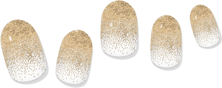 Gold Dusted Gel Nail Wrap