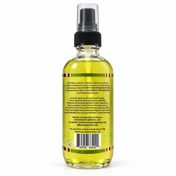 Lulu's Holistics Even-Tone Vitamin C Resurfacing Toner Spray (4oz)