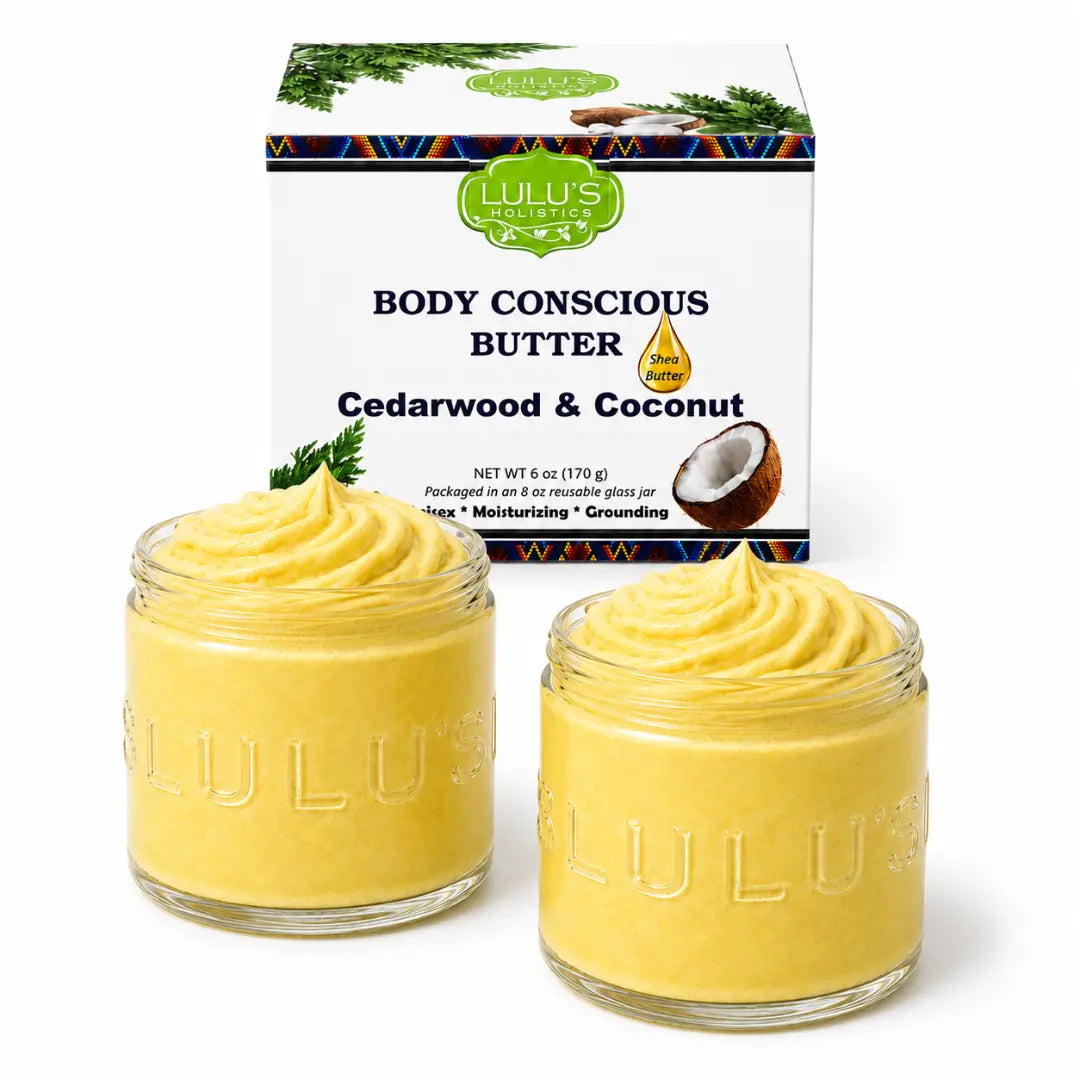 Lulu's Holistics Cedarwood & Coconut Whipped Body Butter