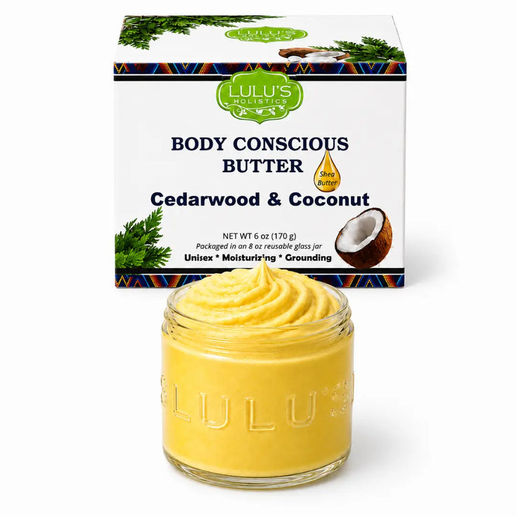 Lulu's Holistics Cedarwood & Coconut Whipped Body Butter