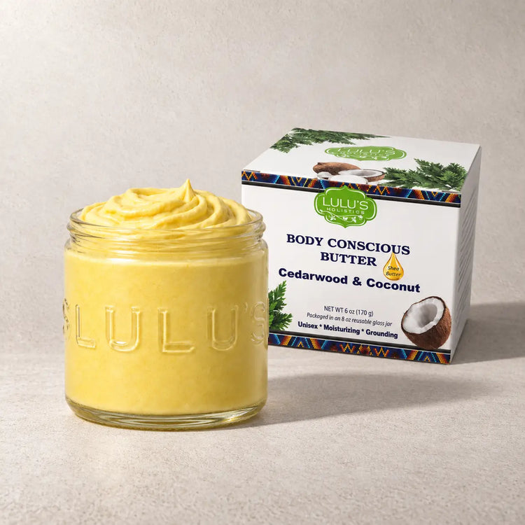 Lulu's Holistics Cedarwood & Coconut Whipped Body Butter