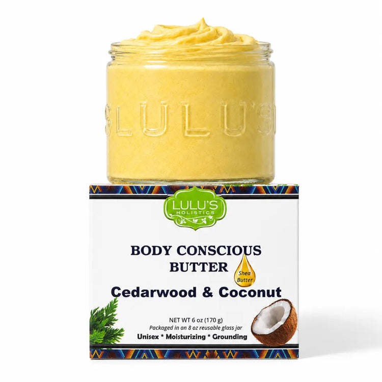 Lulu's Holistics Cedarwood & Coconut Whipped Body Butter