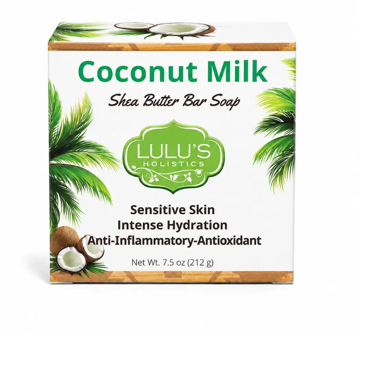 Lulu's Holistics Coconut Milk Shea Butter Bar Soap – Moisturizing Cleanse