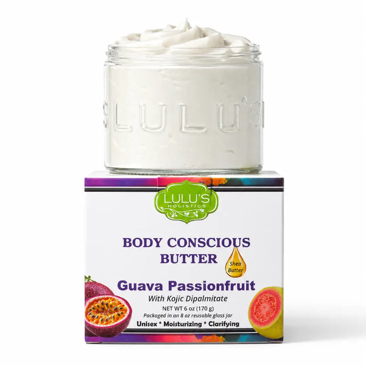 Lulu's Holistics Guava Passionfruit Kojic Whipped Shea Body Butter