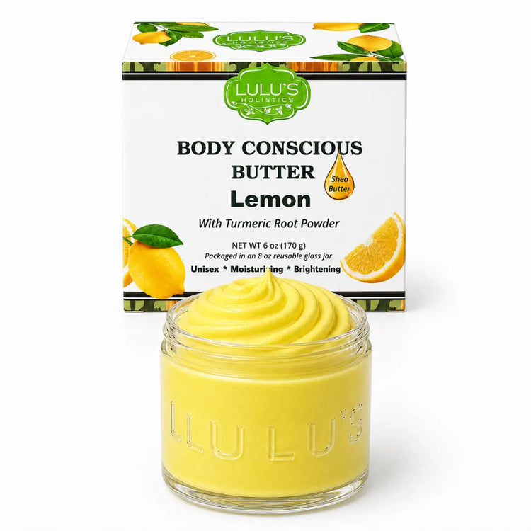 Lulu's Holistics Lemon Turmeric Whipped Body Butter