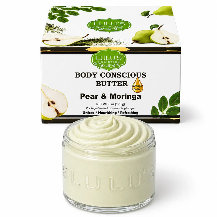 Lulu's Holistics Pear & Moringa Whipped Mango Body Butter