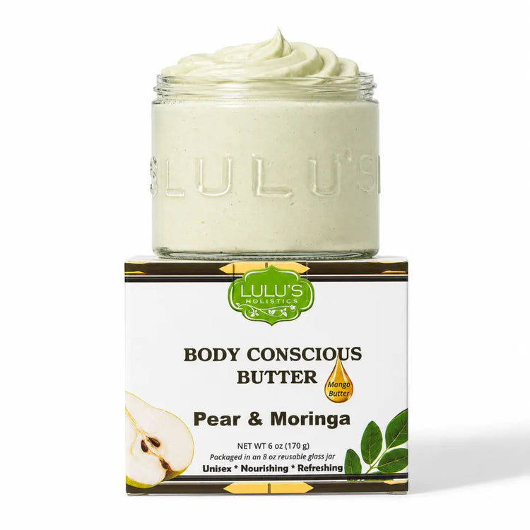 Lulu's Holistics Pear & Moringa Whipped Mango Body Butter