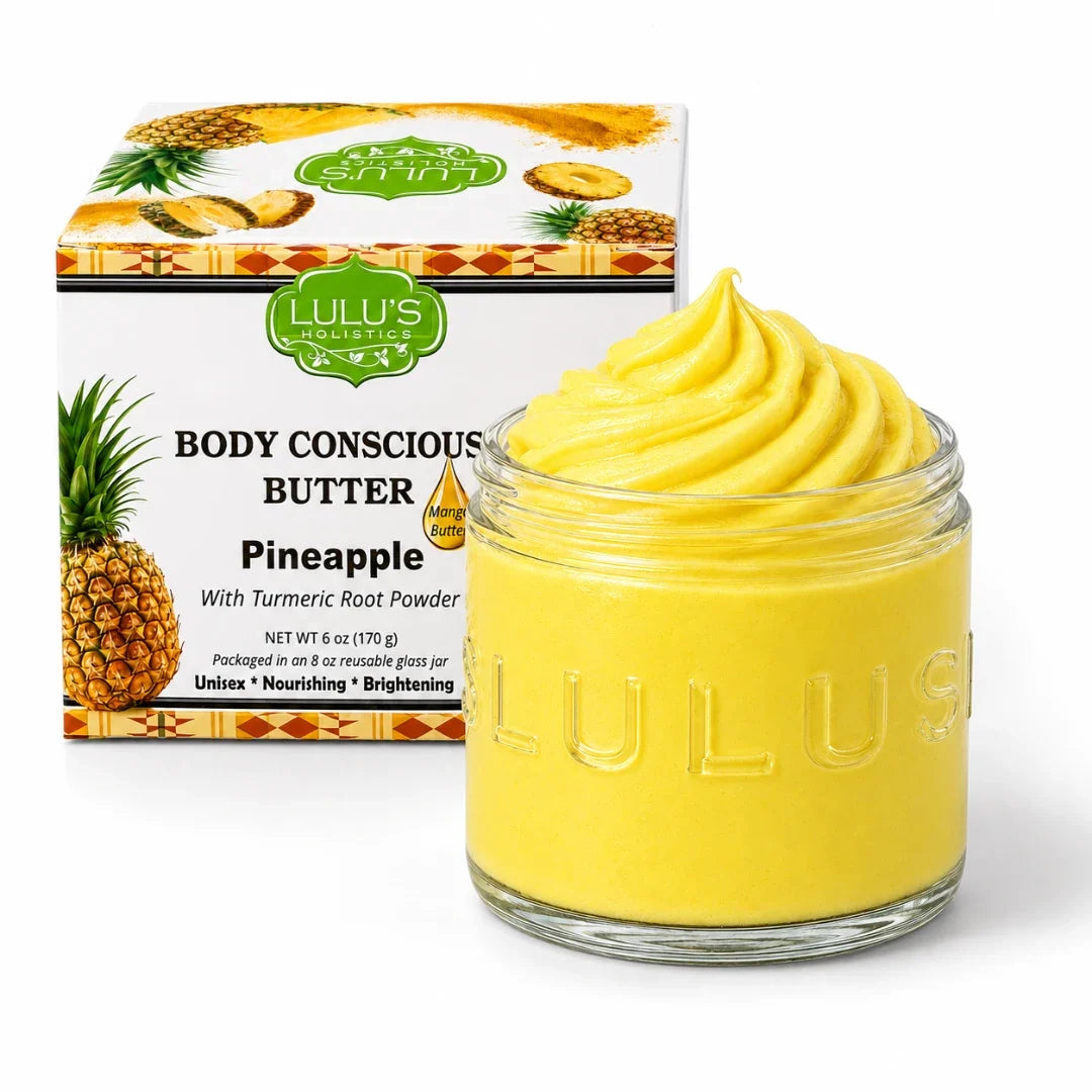Lulu's Holistics Pineapple Turmeric Whipped Mango Body Butter