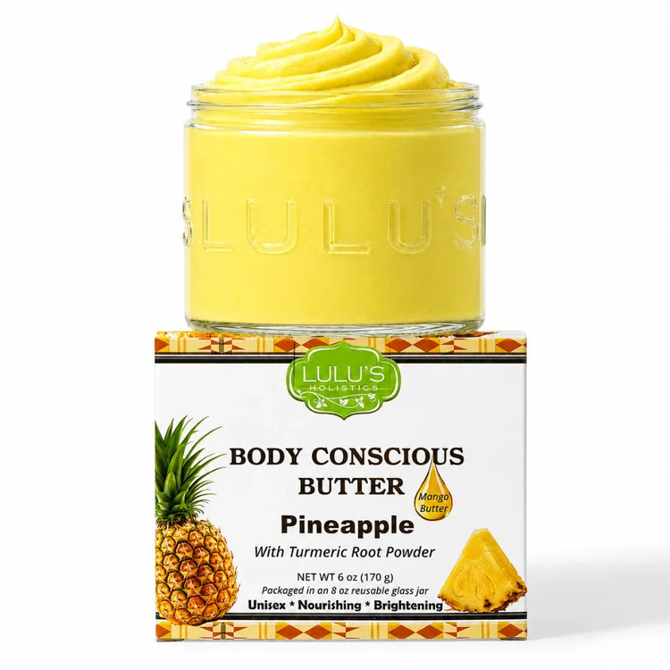 Lulu's Holistics Pineapple Turmeric Whipped Mango Body Butter