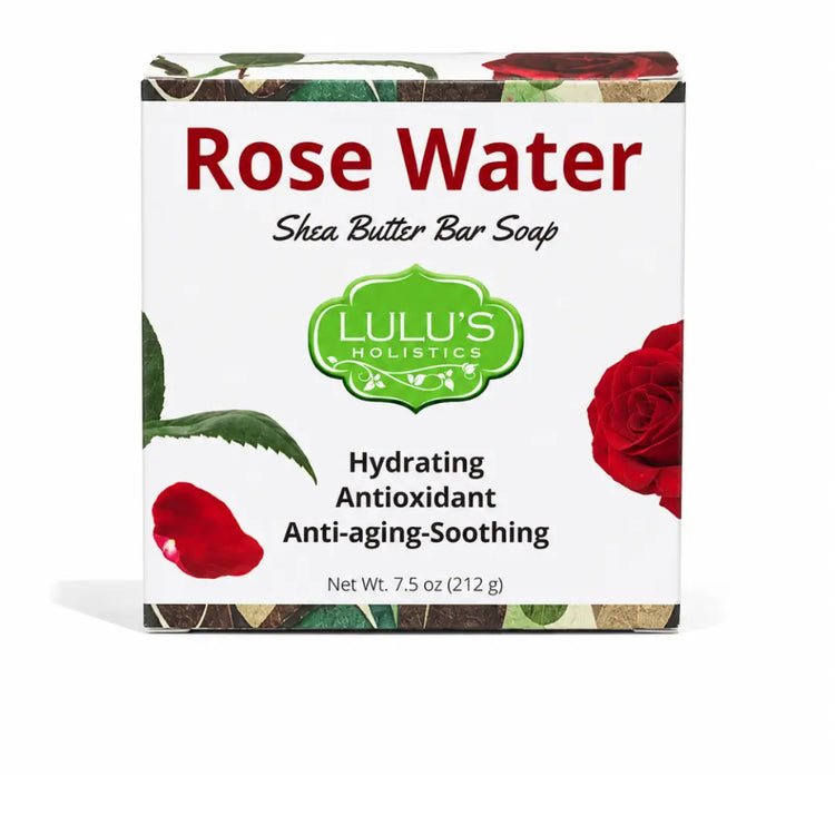 Lulu's Holistics Rose Water Shea Butter Bar Soap – Hydrating Cleanse