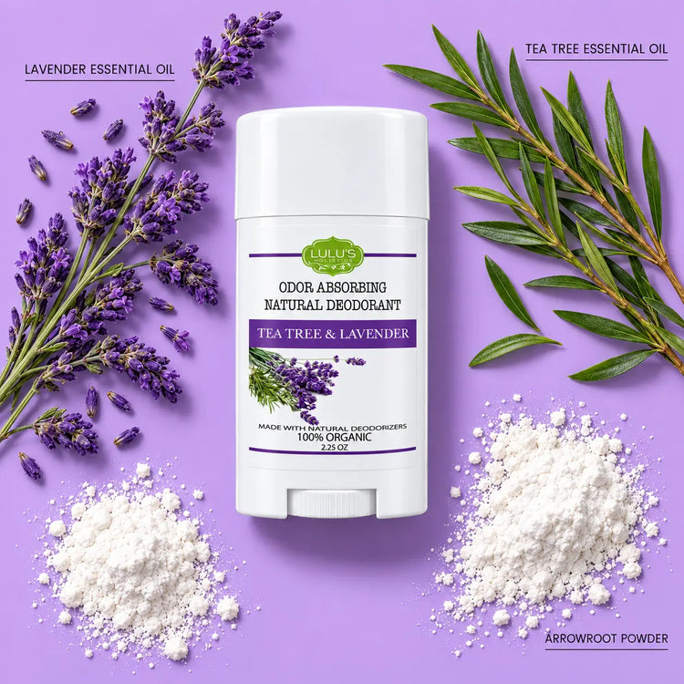 Lulu's Holistics Tea Tree & Lavender Aluminum-Free Deodorant (2.65oz)