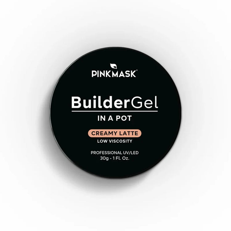 Pink Mask - Builder Gel in a Pot Creamy Latte