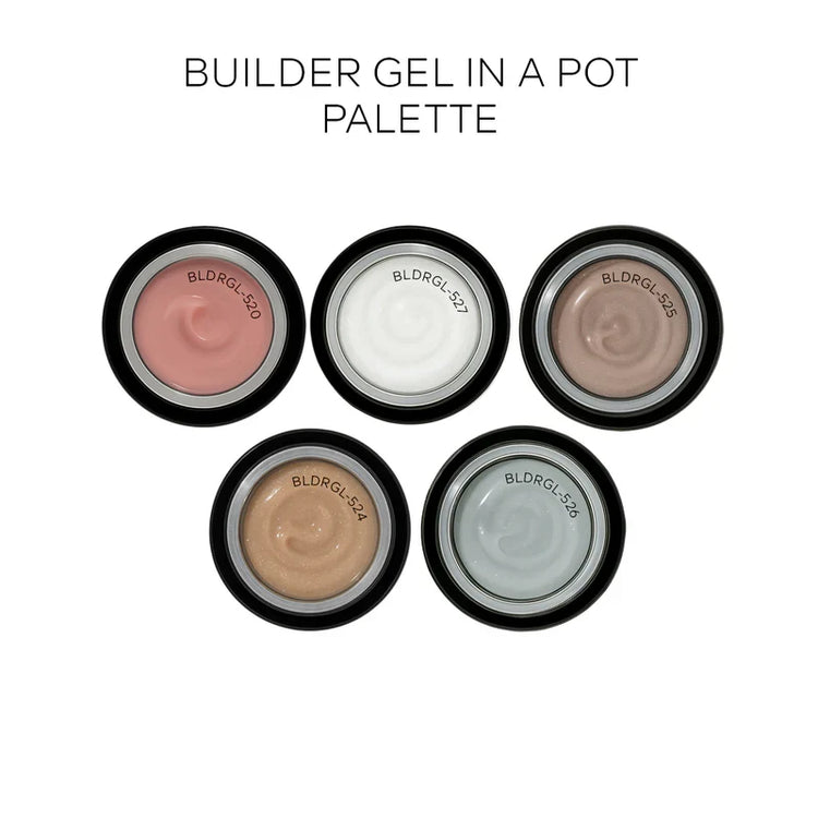 Pink Mask - Builder Gel in a Pot Shimmer Camel