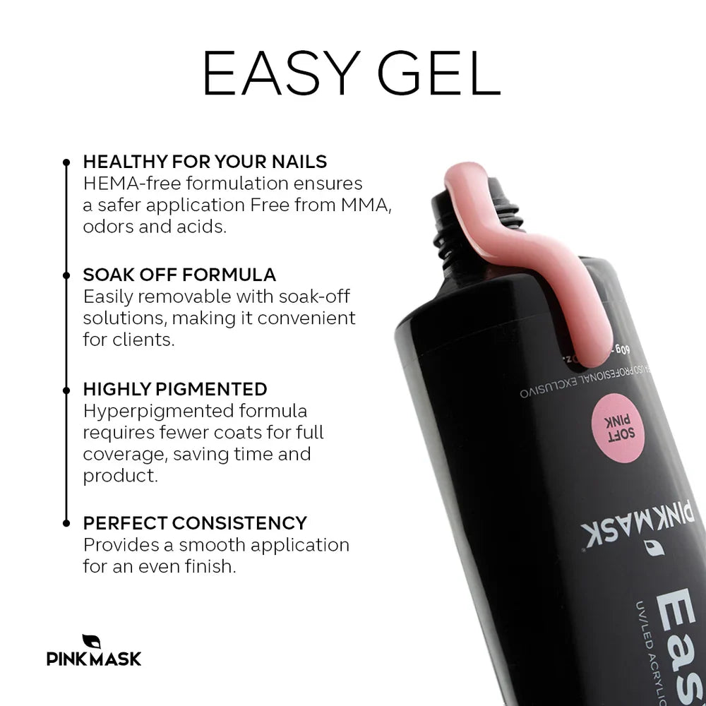 Pink Mask - Easy Gel White, 30g / 60g